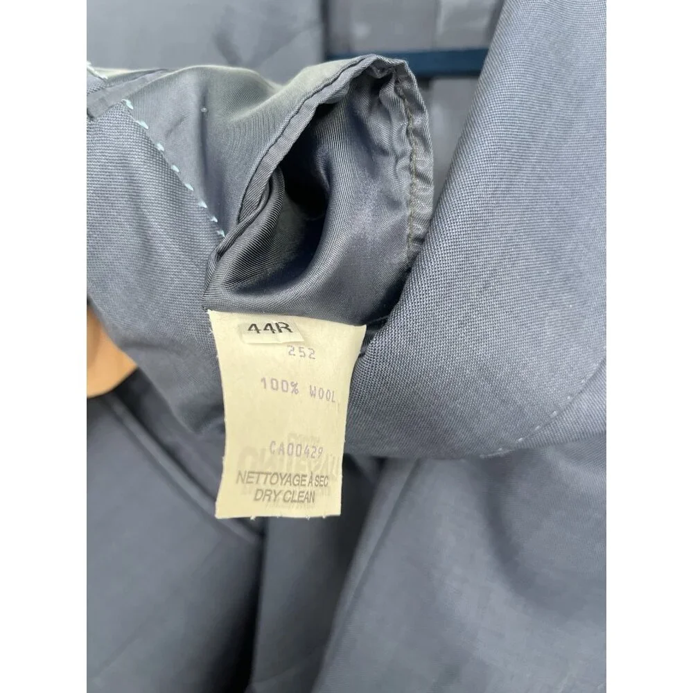 Peter Millar Blazer Men's 44R Single‎ Breasted Navy Blue 100% Wool Sport Coat